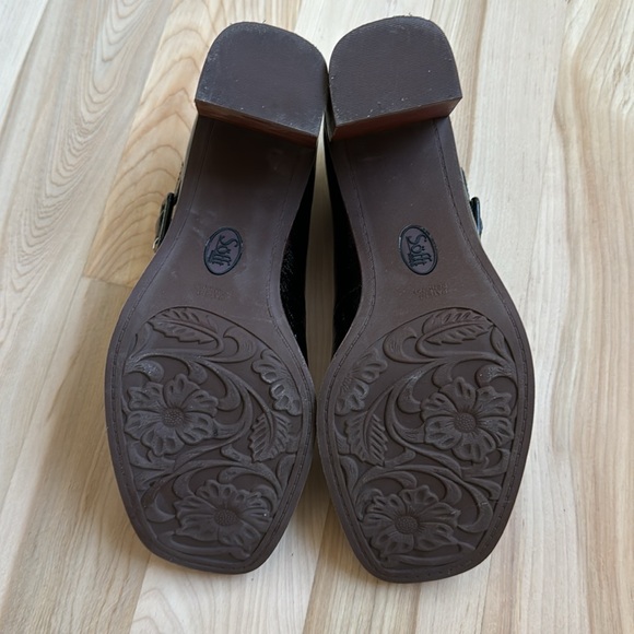 Sofft Black Patent Leather MaryJane Heel 9M - Picture 6 of 6